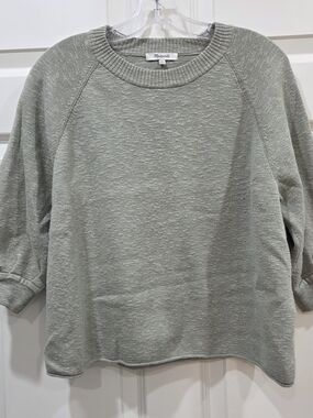 Madewell Women's  Green Crewneck Sweater